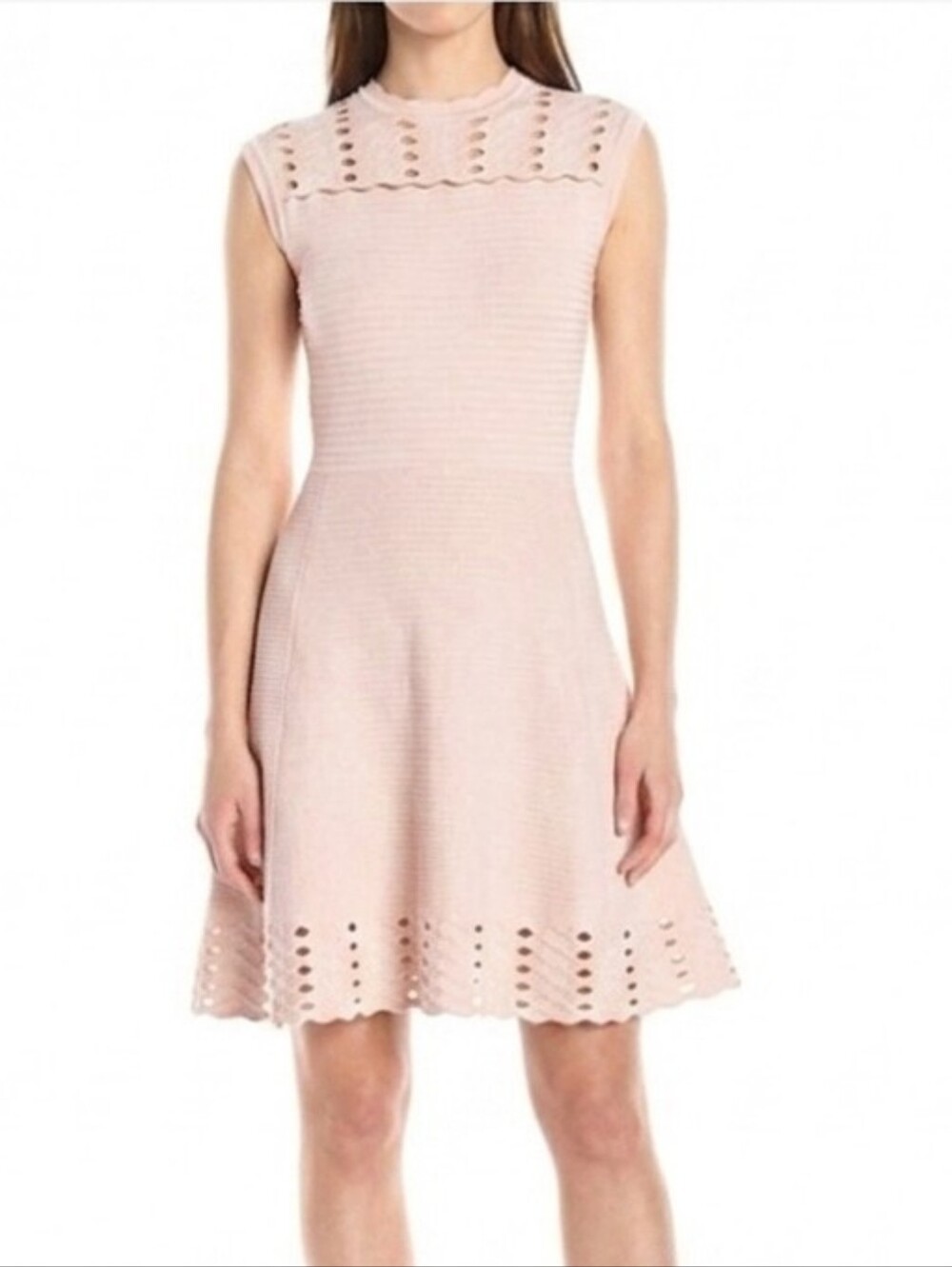 Ted Baker Light Pink Zaralie Jaquard Dress
